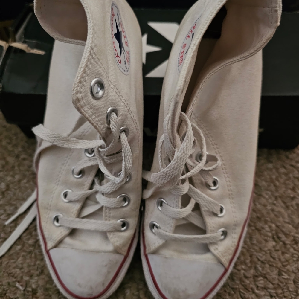 Converse Women's White High-Top Sneakers
